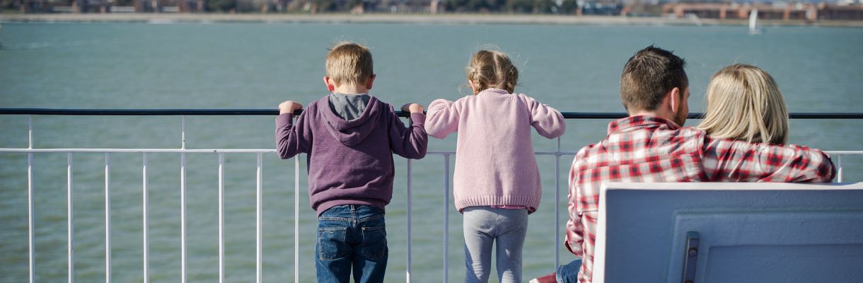 Crossing the Solent to the Isle of Wight